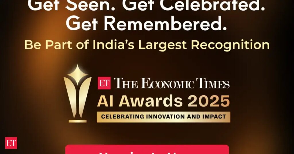 Nominations closing soon for ET AI awards 2025: Showcase your AI breakthrough