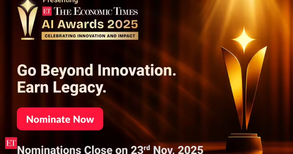 A few days left for ET AI Awards 2025: India’s top AI innovators prepare for a high-impact showcase