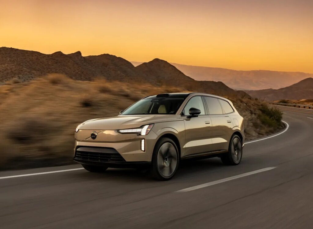 A Volvo EV with Luminar Lidar